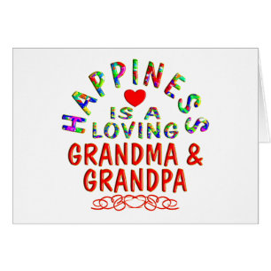 Bonheur de grand-maman et de grand-papa
