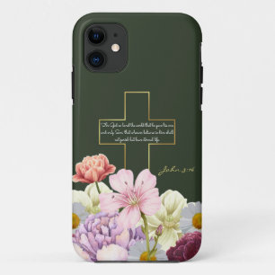 Bonheur Éternel : Étui Téléphone Chrétien Pastel