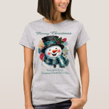 Bonhomme de neige charmant en chapeau haut de form