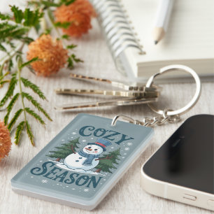 Bonhomme de neige d'hiver Saison cosy Arbre Noël F