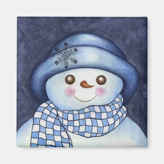 Bonhomme de neige  Magnet (Devant)