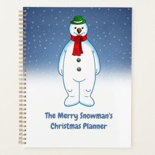Bonhomme de neige mignon et joyeux