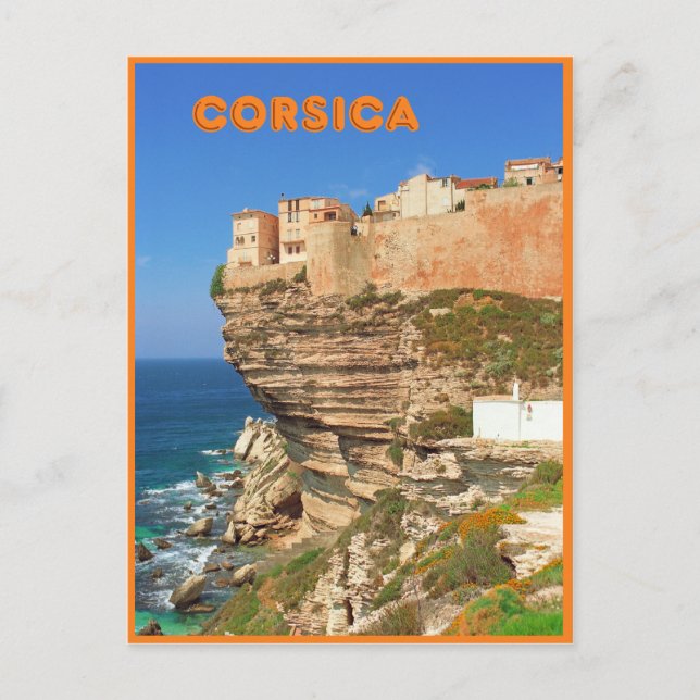Bonifacio, Korsika, Frankreich Postkarte (Vorderseite)