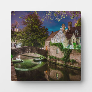 Bonifacius-Brücke in Brügge Fotoplatte