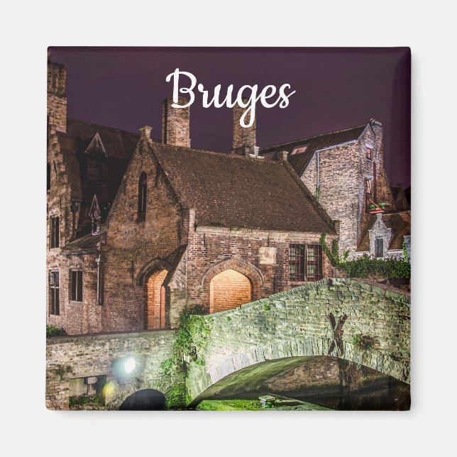 Bonifacius-Brücke in Brügge Magnet (Vorne)