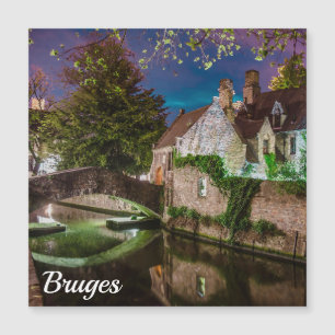 Bonifacius-Brücke in Brügge Magnetkarte