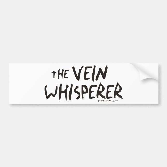 Bonified_Nurse_-_the_vein_whisperer2 Autoaufkleber (Vorne)