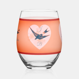 Bonis Avibus Drinkware Set Stemless Wine Glass Weinglas Ohne Stiel