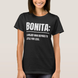 Bonita Definition Spanisch Latina T-Shirt