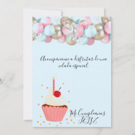 bonita Invitation de festejo Einladung