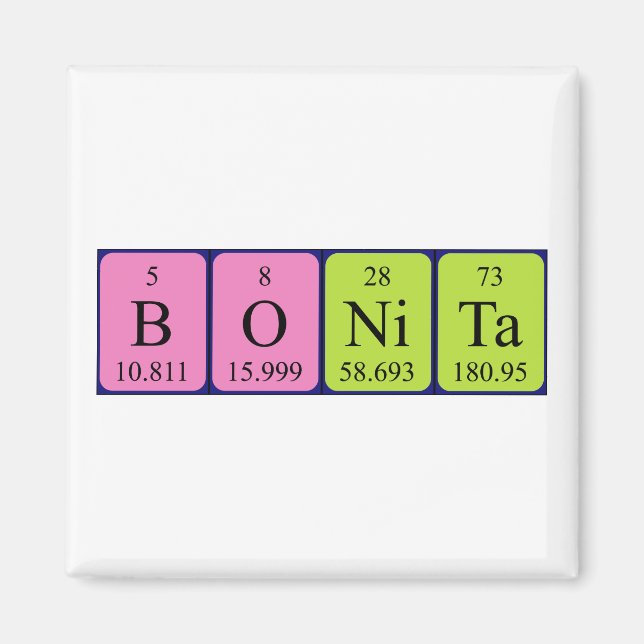Bonita Periodenmagnet Magnet (Vorne)