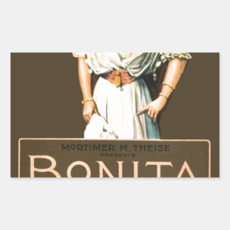Bonita Rechteckiger Aufkleber