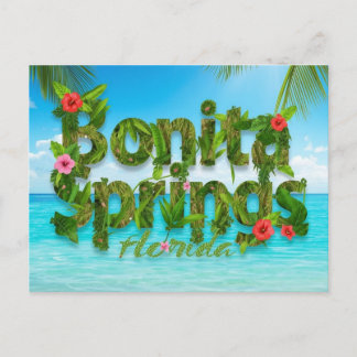 Bonita springs dreaming postkarte