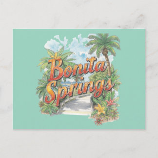 Bonita springs dreaming postkarte