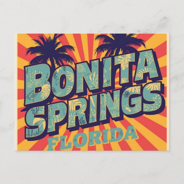 Bonita springs dreaming postkarte (Vorderseite)