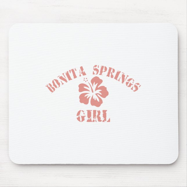 Bonita Springs Pink Girl Mousepad (Vorne)