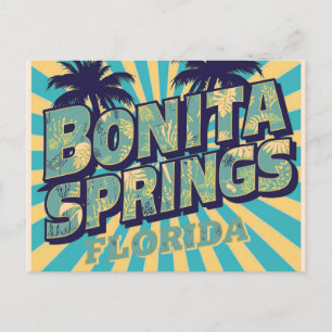 Bonita springs träumend postkarte