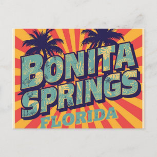 Bonita springs träumend postkarte