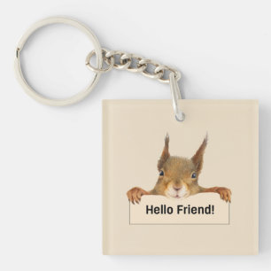 Bonjour ami Funny Squirrel Personnalisé