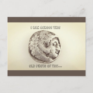 BONJOUR ANNIVERSAIRE VIEUX FUNNY Carte postale