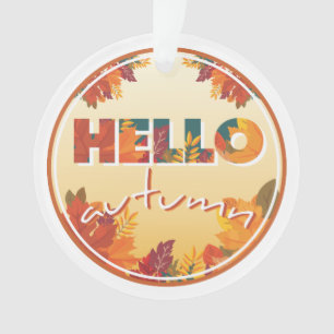 Bonjour automne