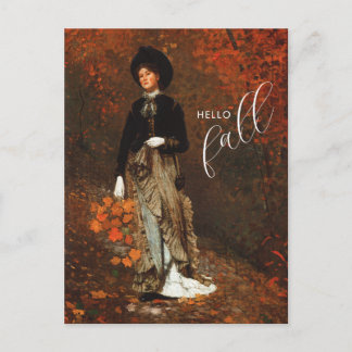 Bonjour Automne Art d'automne Homère Winslow Carte