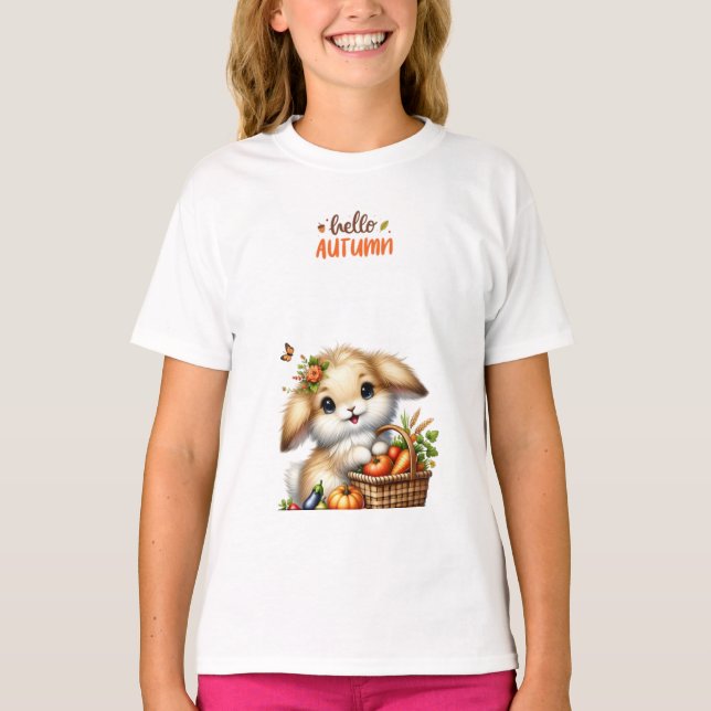 Bonjour Automne Falls Animal T-Shirt (Devant)