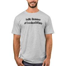Bonjour aux hommes été #TeacherOffDuty T-shirt