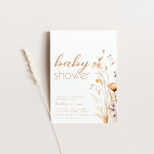 Bonjour Baby shower Modèle Invitation White