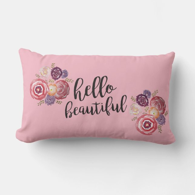 Bonjour Beau Coussin Fleur (Recto)