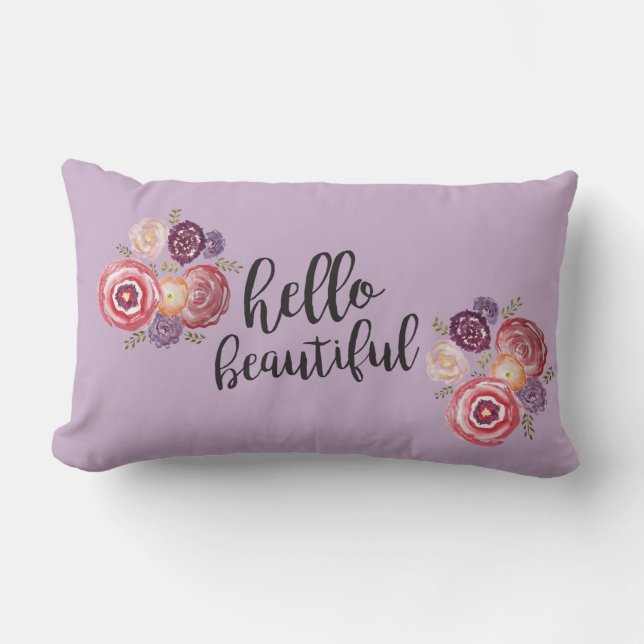 Bonjour Beau Coussin Fleur (Recto)