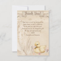 Bonjour bébé ! baby shower boho Carte de remerciem