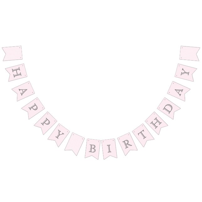 Bonjour Bebe French Patisserie Birth Wimpelkette (Alle)