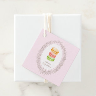 Bonjour Bebe French Patisserie Macaroons Geschenkanhänger