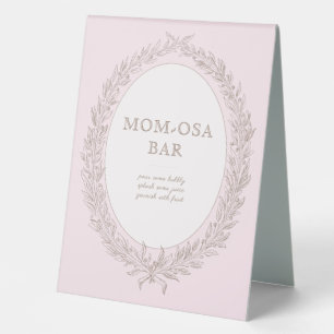 Bonjour Bebe French Patisserie Pink Mama-Osa Bar Tischaufsteller