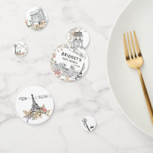 Bonjour Bebe Gender Neutral Baby Shower Ballon Konfetti