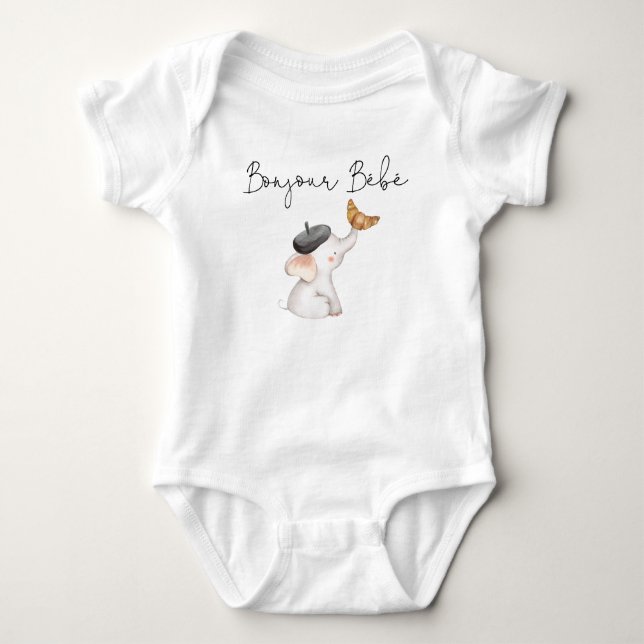 Bonjour Bebe Paris French Baby Baby Strampler (Vorderseite)