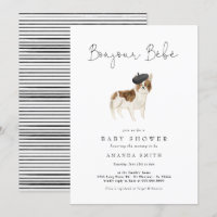 Bonjour Bebe Paris French Bulldog Babydusche