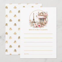 Bonjour Bébé Parisian Café Babydusche