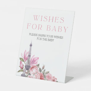 Bonjour Bebe Voeux pour panneau Baby shower