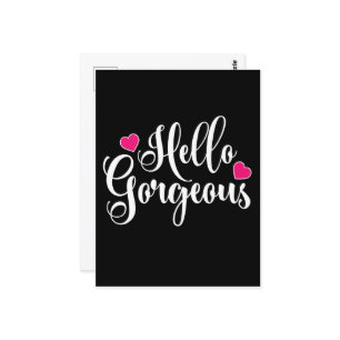 Bonjour belle carte postale