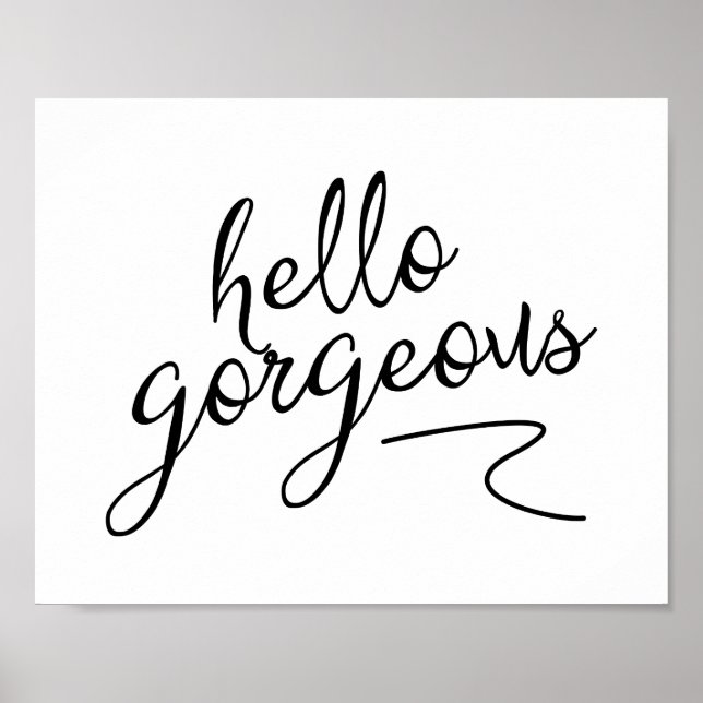 Bonjour belle impression personnalisée (Devant)