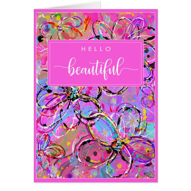 Bonjour Belle Valentines Anniversaire Anniversaire (Devant)