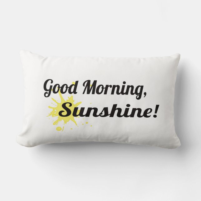 Bonjour/bonne nuit coussin (Recto)