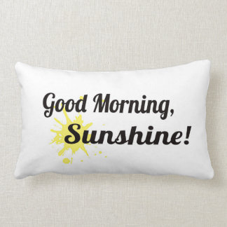 Bonjour/bonne nuit coussin