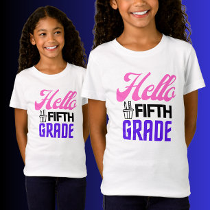 Bonjour Cinquième Année, Retour À L'École T-shirt