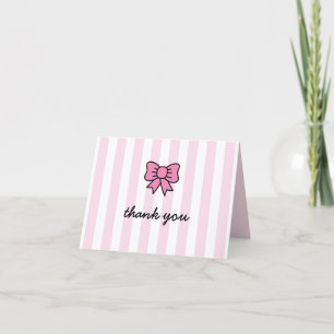 Bonjour Cutie Cartoon rose Bow Merci