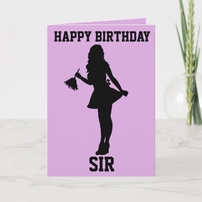 BONJOUR D'ANNIVERSAIRE, CARTE FRANÇAISE POUR FAMIL (Devant)