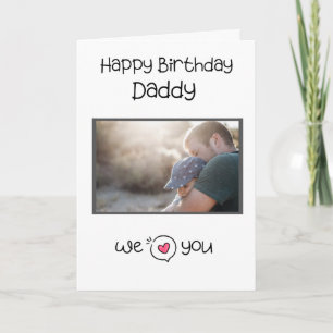 BONJOUR D'ANNIVERSAIRE DE LA CARTE DADDY PHOTO ET 