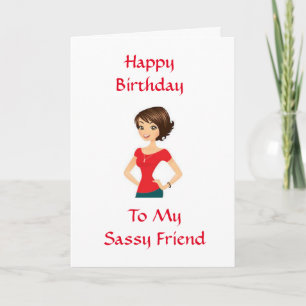 BONJOUR D'ANNIVERSAIRE **MA CARTE D'AMI SASSY**